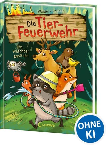 9. Vanessa Walder: Die Tier-Feuerwehr (Band 1) - Ein Waschbär greift ein