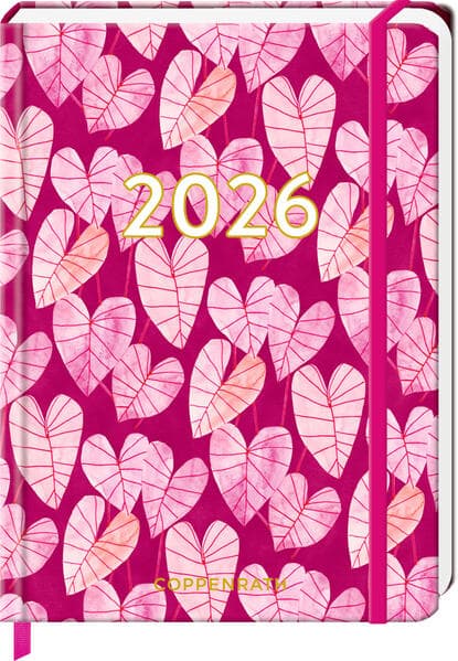 Mein Jahr 2026 - Blätter (All about pink)