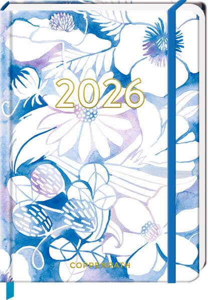 Mein Jahr 2026 - Blumen (All about blue)