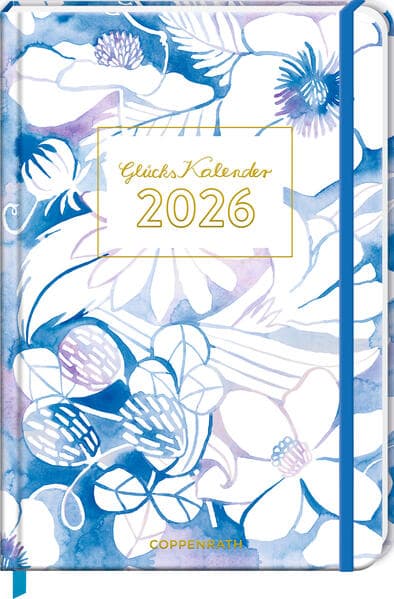 GlücksKalender 2026 - Blumen (All about blue)