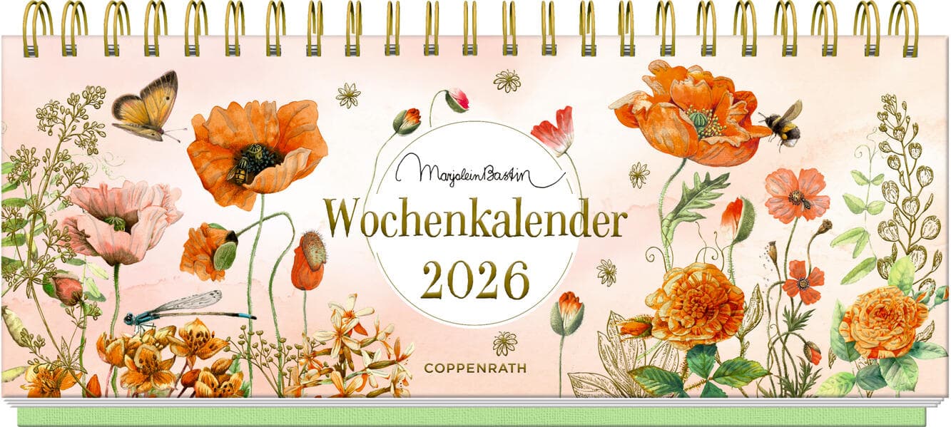 Wochenkalender 2026 - peach