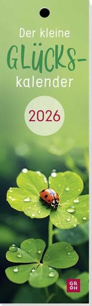 Lesezeichenkalender 2026: Der kleine Glückskalender