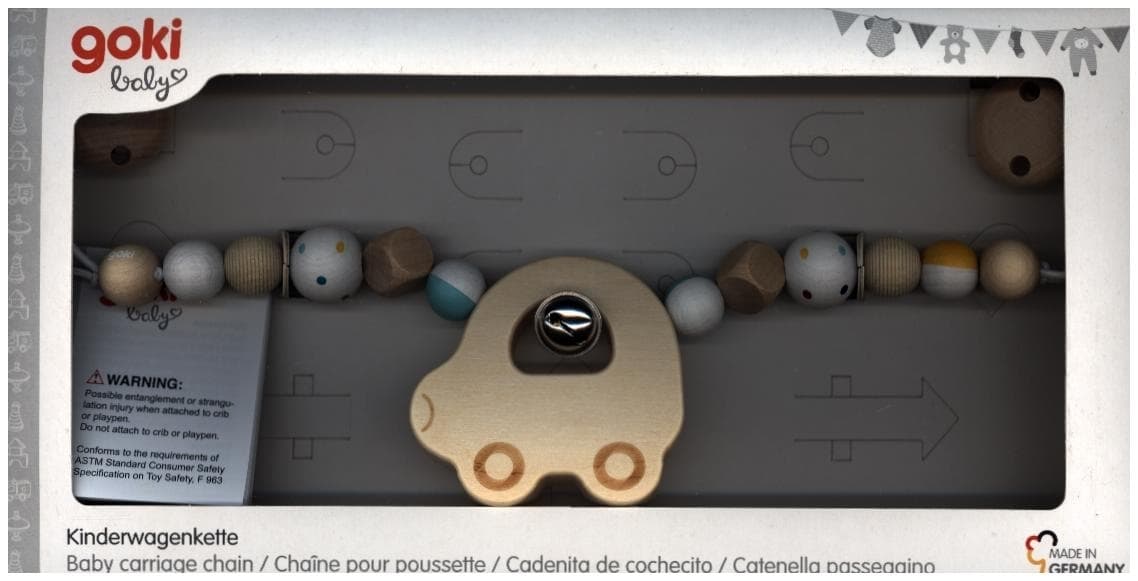 Goki 65340 - Kinderwagenkette Auto