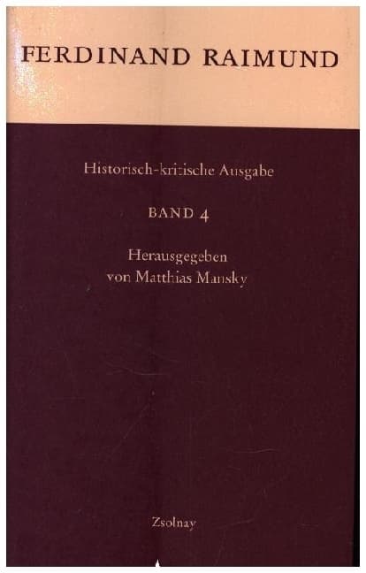 Historisch-kritische Ausgabe Band 4