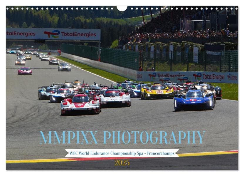 FIA WEC SPA - FRANCORCHAMPS by MMPIXX.COM (Wandkalender 2025 DIN A3 quer), CALVENDO Monatskalender