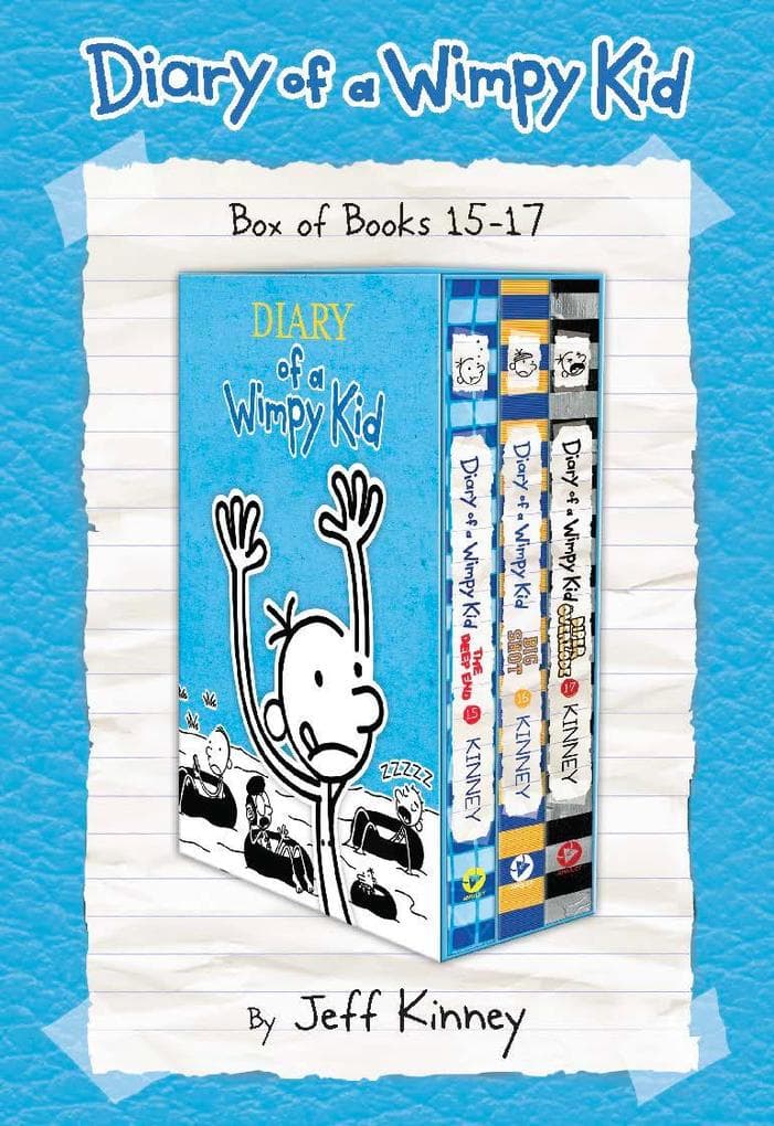 Diary of a Wimpy Kid Box of Books 15-17