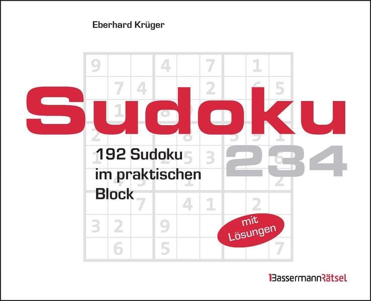 Sudokublock 234 (5 Exemplare à 2,99 EUR)