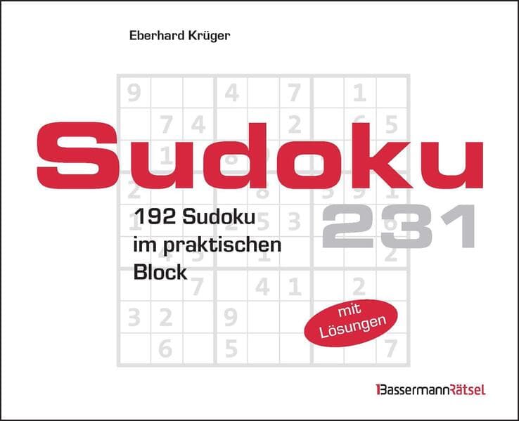 Sudokublock 231 (5 Exemplare à 2,99 EUR)