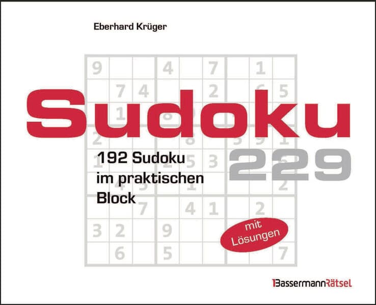 Sudokublock 229 (5 Exemplare à 2,99 EUR)