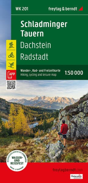 freytag & berndt Wanderkarte WK 201 Schladminger Tauern, Dachstein - Radstadt 1:50.000