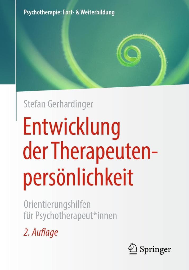 Entwicklung der Therapeutenpersönlichkeit