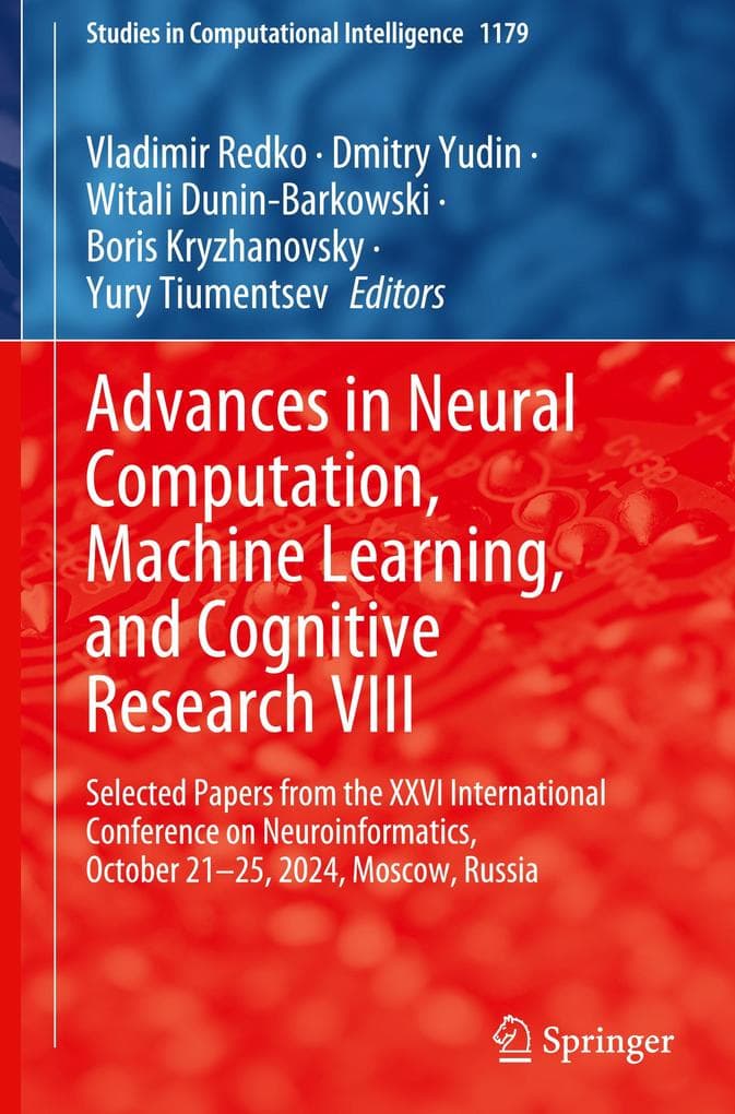 Advances in Neural Computation, Machine Learning, and Cognitive Research VIII