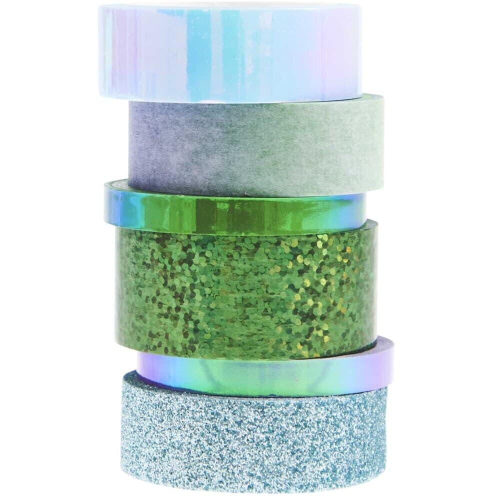 Mixed Tape Set, Grün / Blau FSC MIX, 6 Stk.