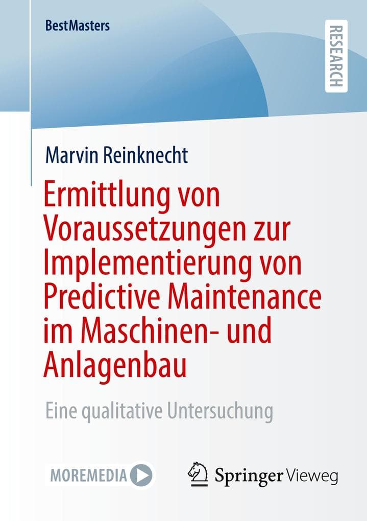 Ermittlung von Voraussetzungen zur Implementierung von Predictive Maintenance im Maschinen- und Anlagenbau