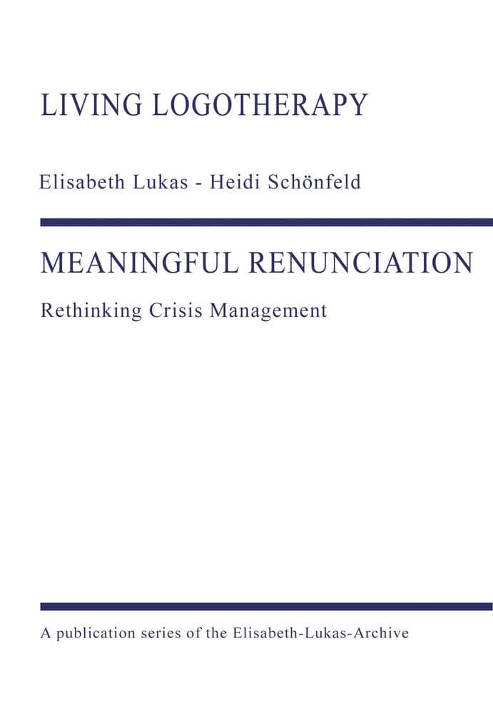 MEANINGFUL RENUNCIATION