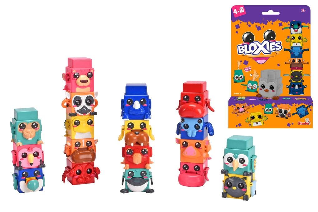 Bloxies Spielfiguren Serie 2, 4 St.