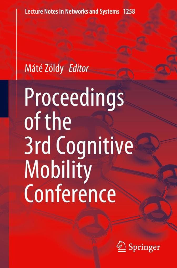Proceedings of the 3rd Cognitive Mobility Conference