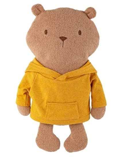 Sigikid 52903 - Kuschelfreunde Mister O Lui gelber Hoodie, Mister O Lui
