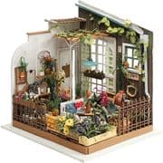Creativ Company DIY-Miniatur-Zimmer, Gartenzimmer, H 21 cm, L 22,6 cm, B 19,5 cm, 1 Stk