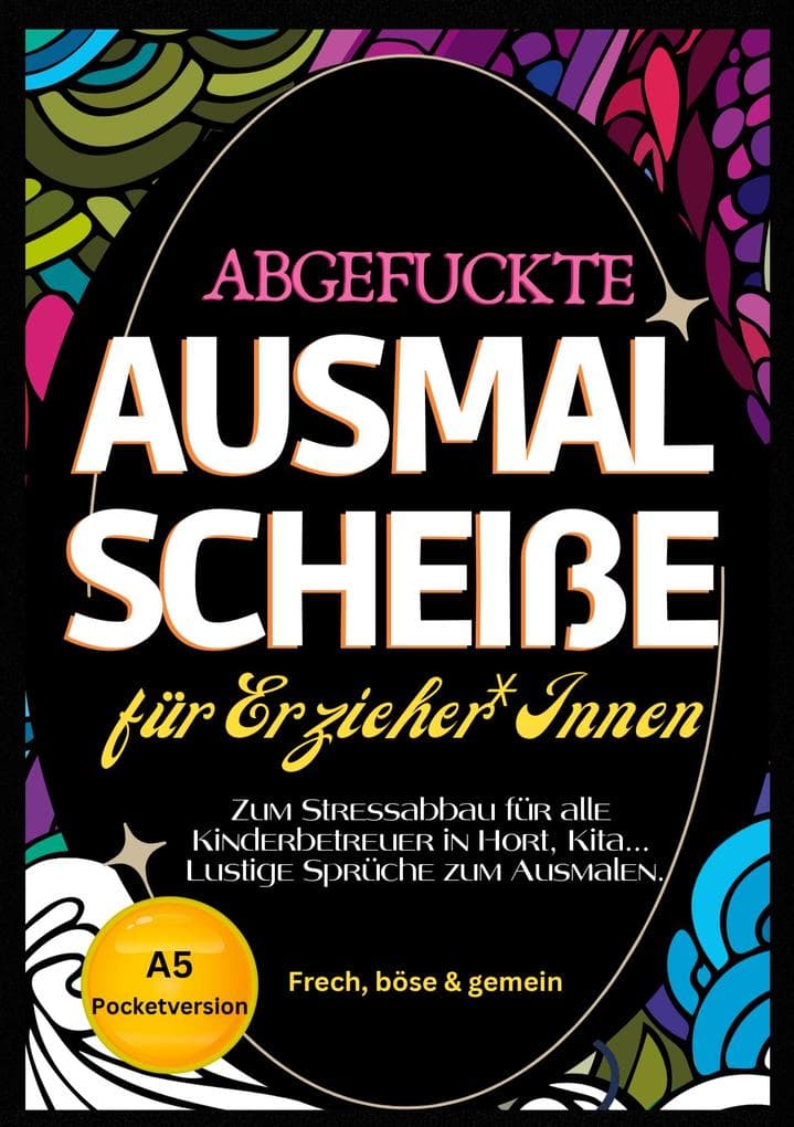 Fluch Malbuch für Erzieher A5