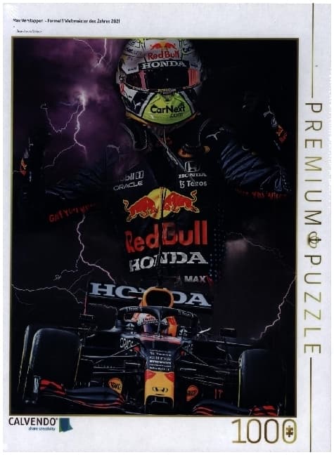 CALVENDO Puzzle Max Verstappen - Formel 1 Weltmeister des Jahres 2021 | 1000 Teile Lege-Größe 64x48c