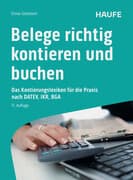 Belege richtig kontieren und buchen