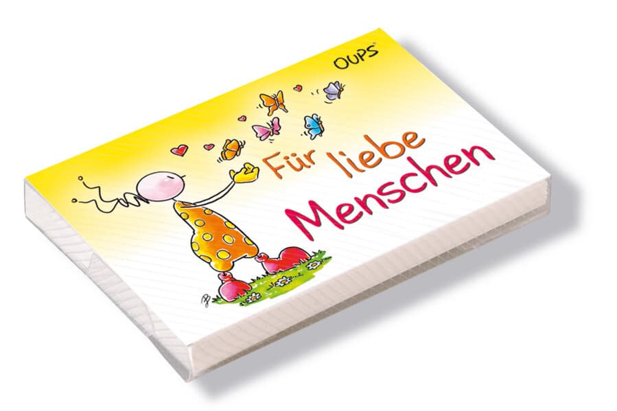 Oups Kärtchenbox - Für liebe Menschen