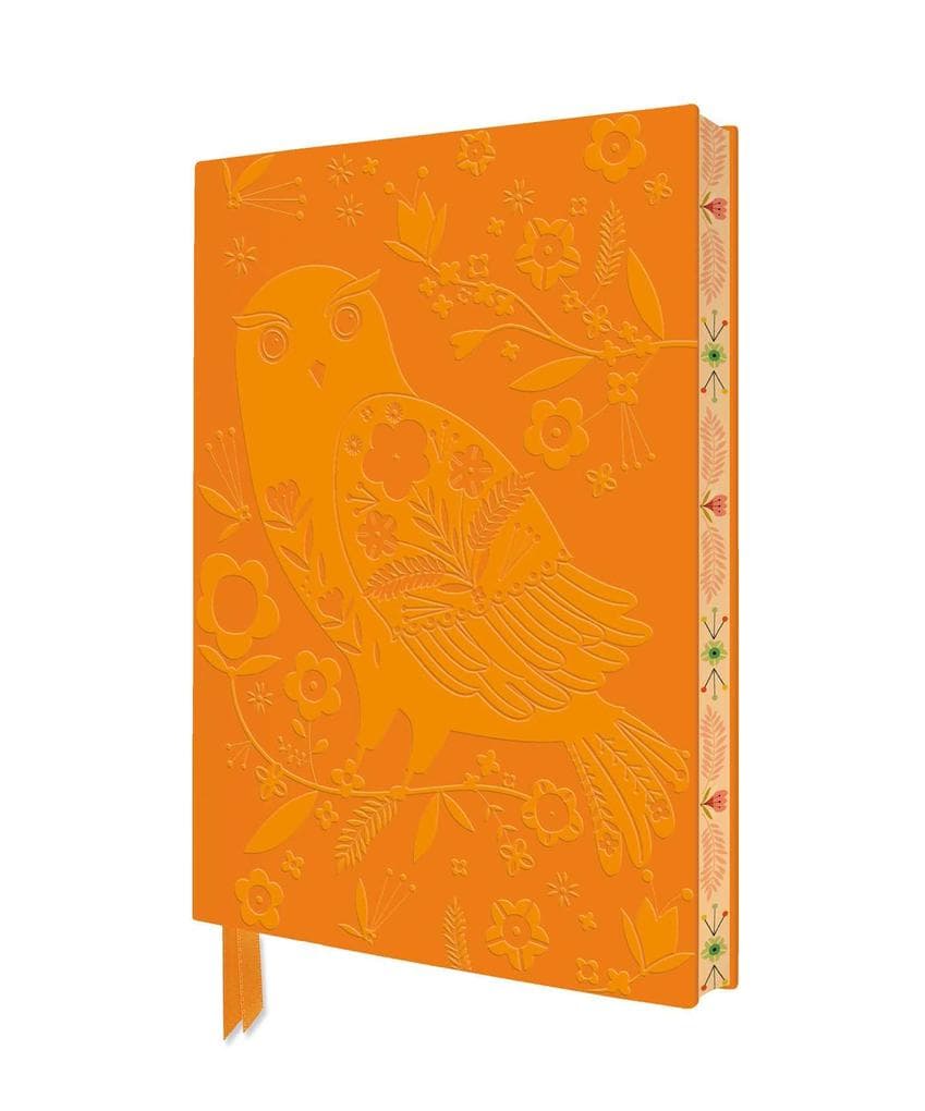 Bee Brown: Folk Owl Artisan Art Notebook (Flame Tree Journals)