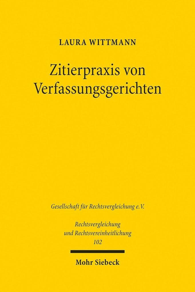 Zitierpraxis von Verfassungsgerichten