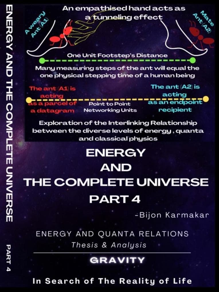 Energy and The Complete Universe. Part 4. Subtitle: Energy and Quanta Relation. (Thesis & Analysis). Gravity. In Search of The Reality of Life!