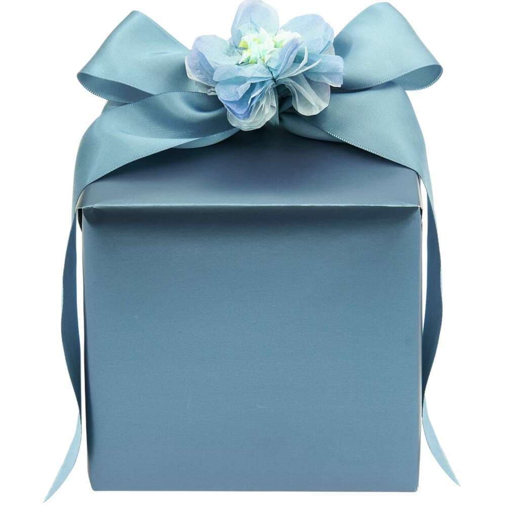 Geschenkpapier Metallic Blau, Matt, FSC MIX