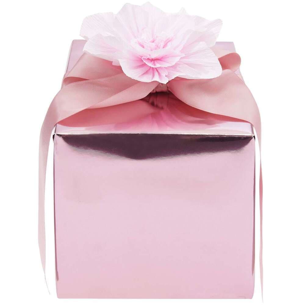 Geschenkpapier Metallic Rosa, Glänzend, FSC MIX