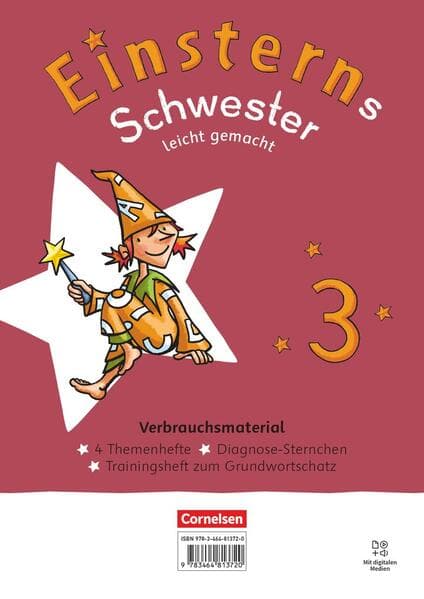 Einsterns Schwester Leicht gemacht 03. Neubearbeitung 2022 - Themenhefte 1-4, Training Grundwortschatz und Diagnoseheft - Verbrauchsmaterial