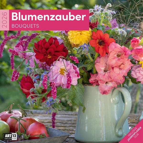 Blumenzauber Broschürenkalender 2026 - 30x30 - Art12