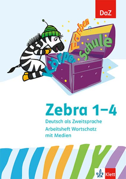 Zebra. Deutsch als Zweitsprache. Arbeitsheft Wortschatz mit Medien Klasse 1-4