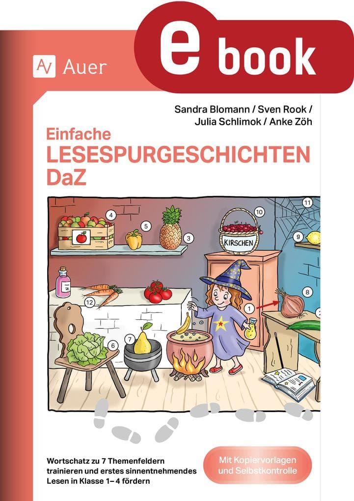 Einfache Lesespurgeschichten DaZ
