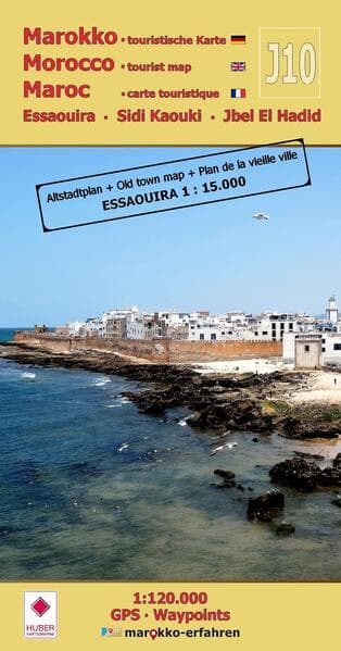 J10: Essaouira Sidi Kaouki Jbel El Hadid + Altstadtplan Essaouira