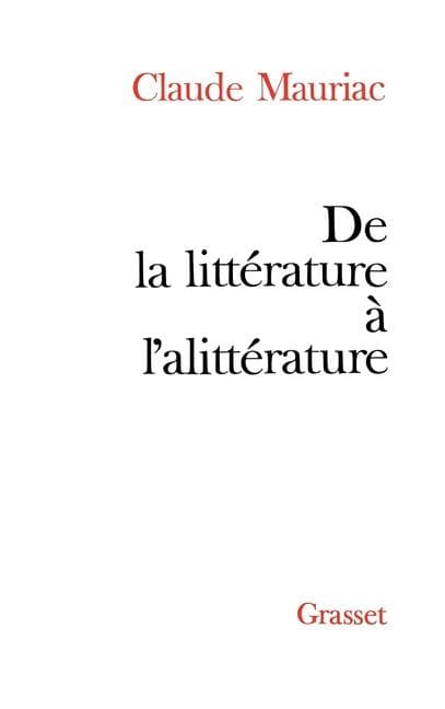 De la littérature à l'alittérature
