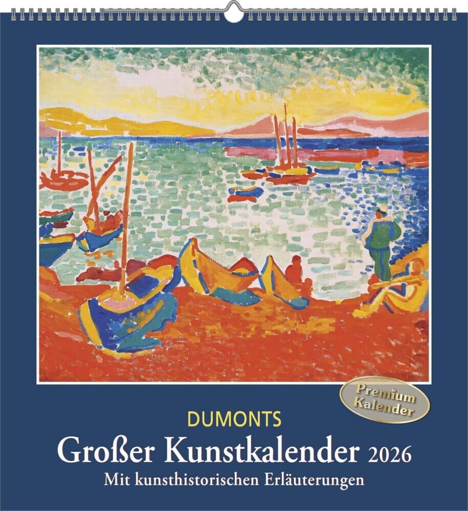 DUMONTS Großer Kunstkalender 2026 - Klassische Moderne, Impressionisten, Expressionisten - Wandkalender Format 45 x 48 cm