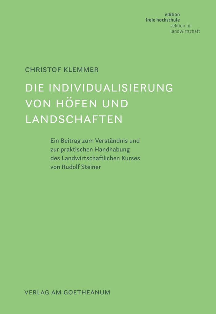 Die Individualisierung von Höfen und Landschaften