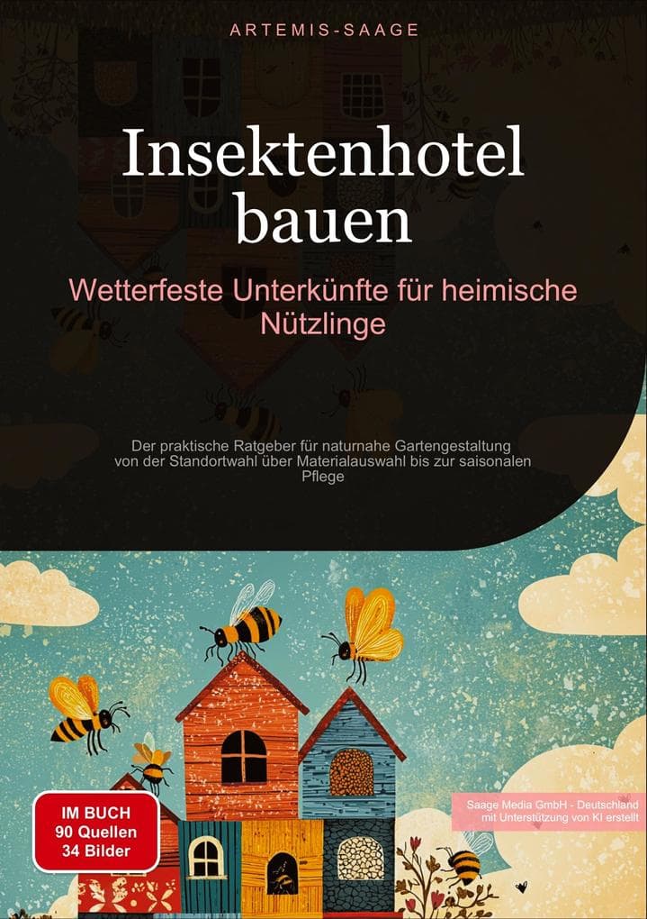 Insektenhotel bauen: Wetterfeste Unterkünfte für heimische Nützlinge