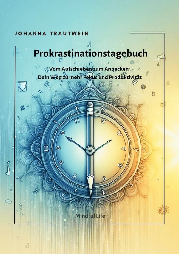 Prokrastinationstagebuch: Vom Aufschieben zum Anpacken: Dein Weg zu mehr Fokus und Produktivität. DE