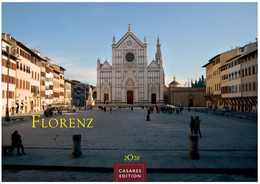 Florenz Kalender 2026 24x35 cm. - Toskana Flair für ihr Zuhause
