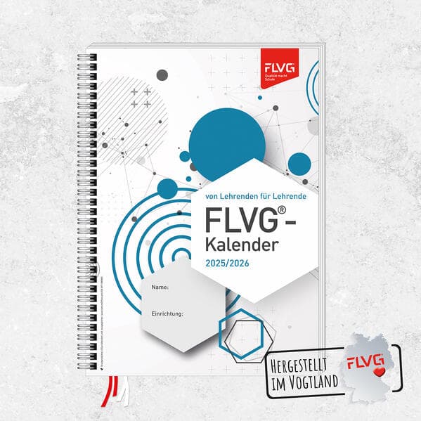 A4 FLVG-Kalender von Lehrenden für Lehrende 2025/2026 - der große Bruder