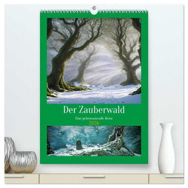 Der Zauberwald Eine geheimnisvolle Reise (hochwertiger Premium Wandkalender 2026 DIN A2 hoch), Kunstdruck in Hochglanz