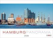 Hamburg Panorama Postkartenkalender 2026