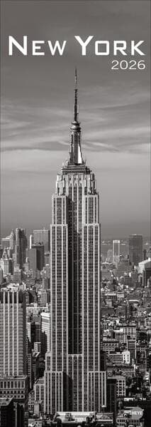 New York Vertical Kalender 2026