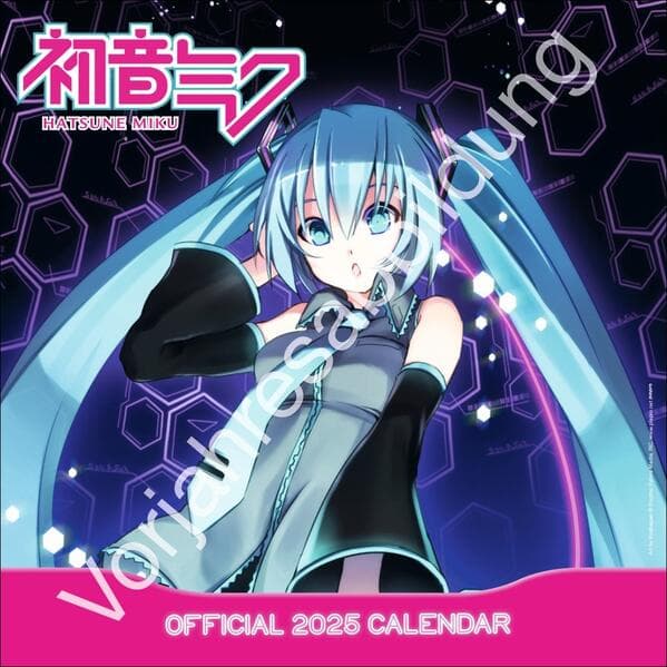 Hatsune Miku Broschurkalender 2026
