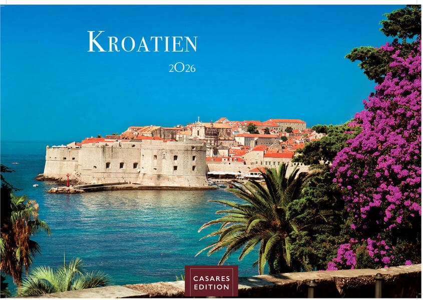 Kroatien 2026 L 35x50cm