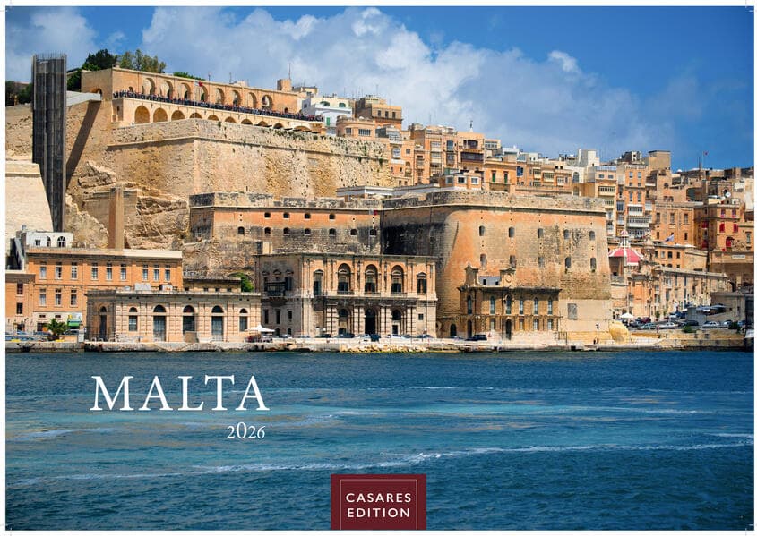 Malta Kalender 2026 - Wandkalender | Fotokalender Südeuropa 35x50cm - Hochwertiger . mit atemberaubenden Fotos von Malta - ideal für Liebhaber der Insel und Reiseliebhaber.